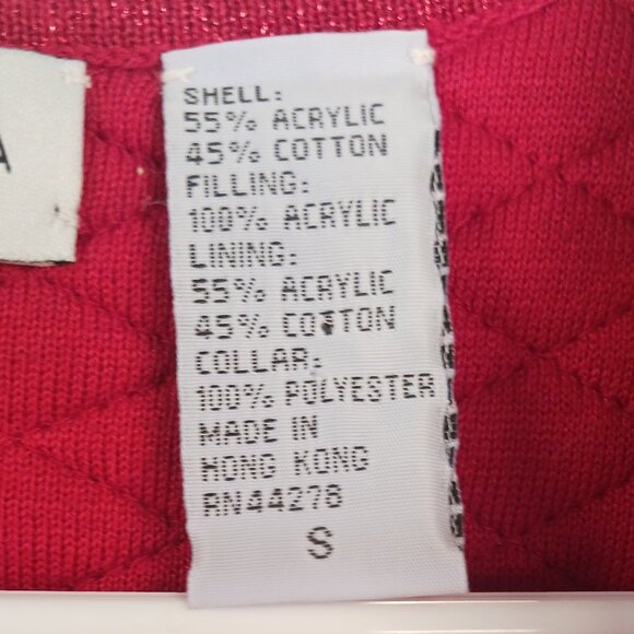 Marisa Christina Red Holiday Vest Size S - Picture 4 of 5